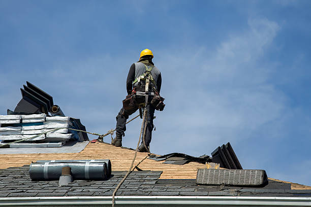 Professional Flat Roof Repair technician working in Shenorock, NY